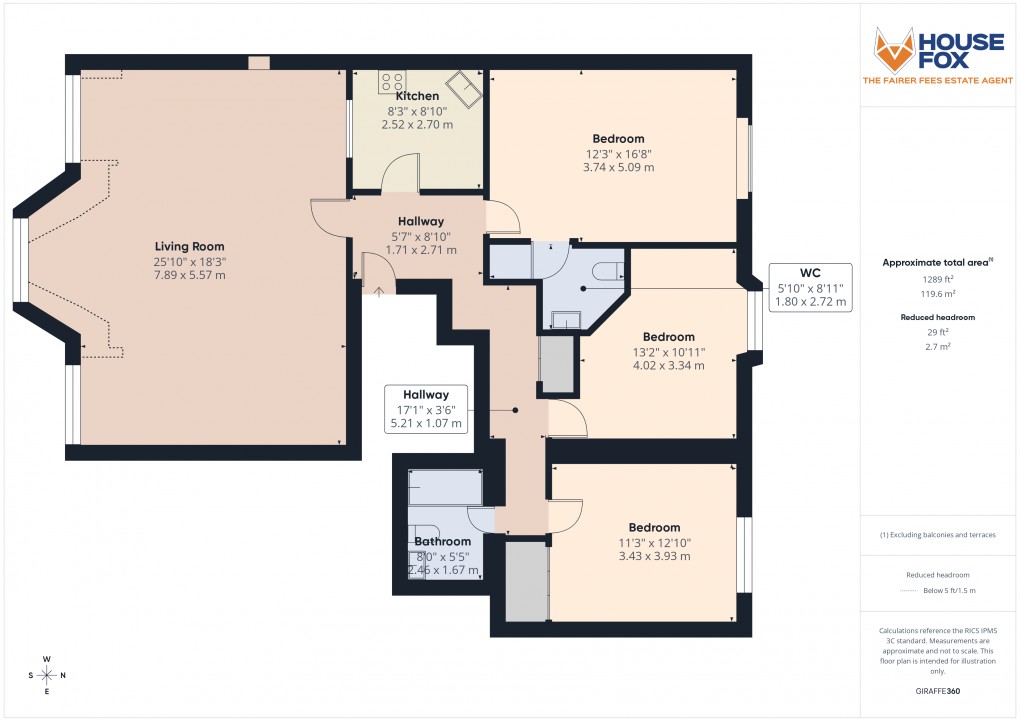 Floorplan for Atlantic Road, Weston-Super-Mare, Somerset