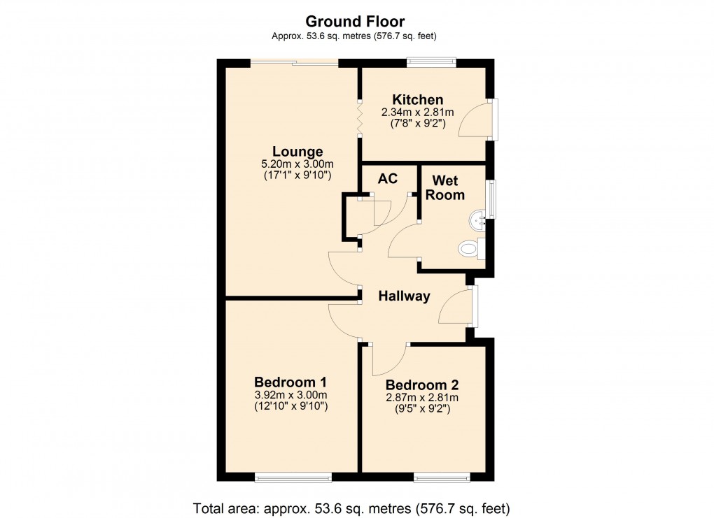 Floorplan for Silverberry Road, Worle, Weston-Super-Mare, Somerset