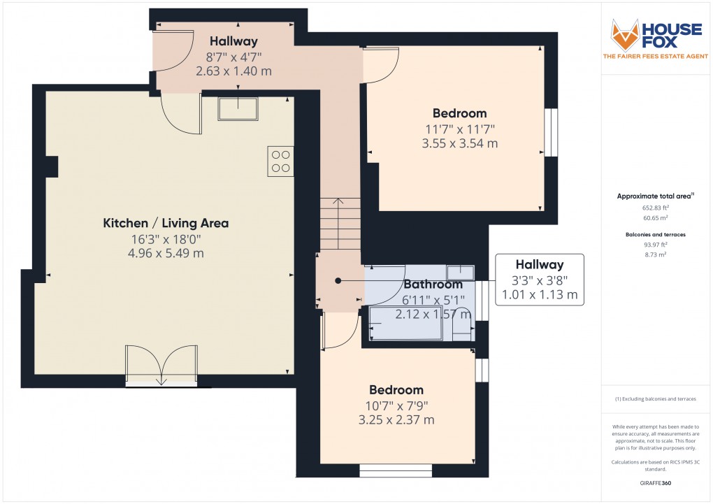 Floorplan for Upper Church Road, Weston-Super-Mare, Somerset