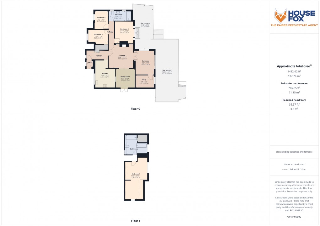 Floorplan for Hutton, Weston-Super-Mare, Somerset