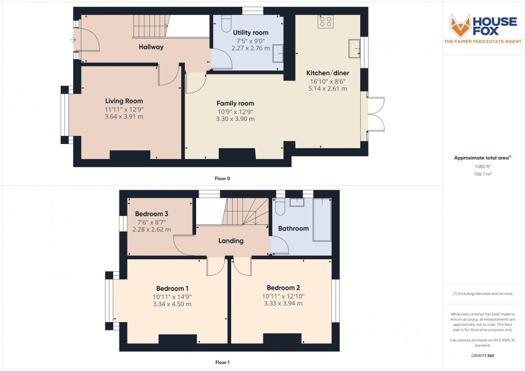 Floorplan for Locking Road, Weston-Super-Mare, Somerset