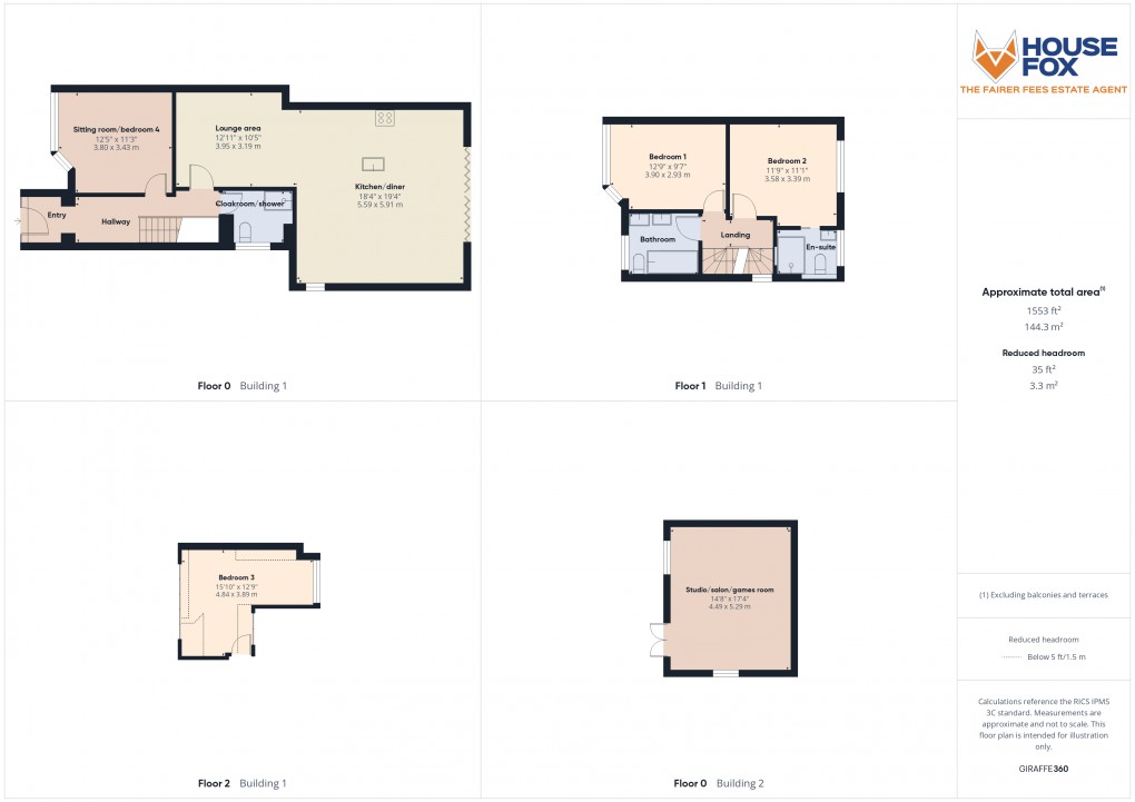 Floorplan for Saville Road, Milton, Weston-Super-Mare, Somerset