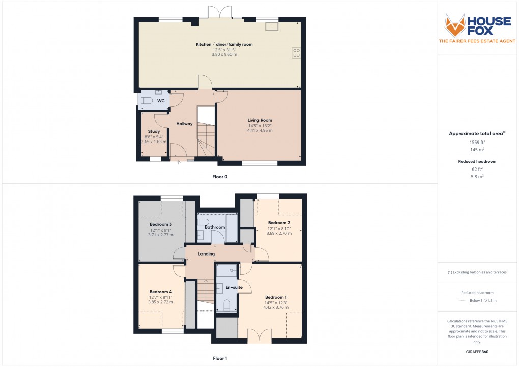 Floorplan for Wentwood Drive, Bleadon Hill Weston-Super-Mare, Somerset
