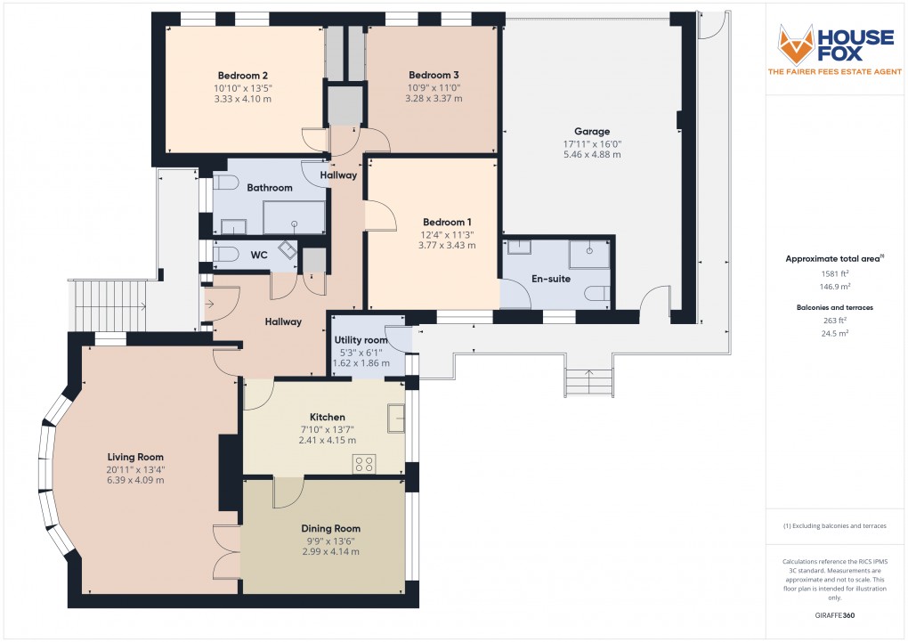 Floorplan for Ringwood Grove, Milton Hillside, Weston-Super-Mare, Somerset