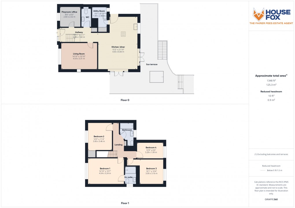 Floorplan for Locking, Weston-Super-Mare, Somerset