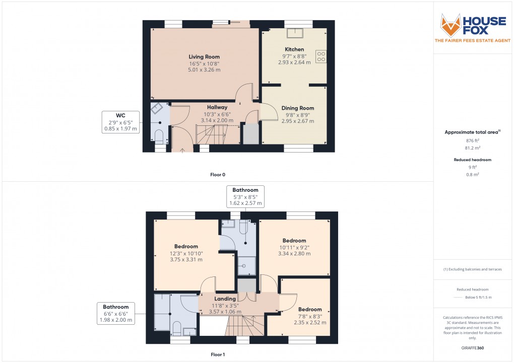 Floorplan for West Wick, Weston-Super-Mare, Somerset