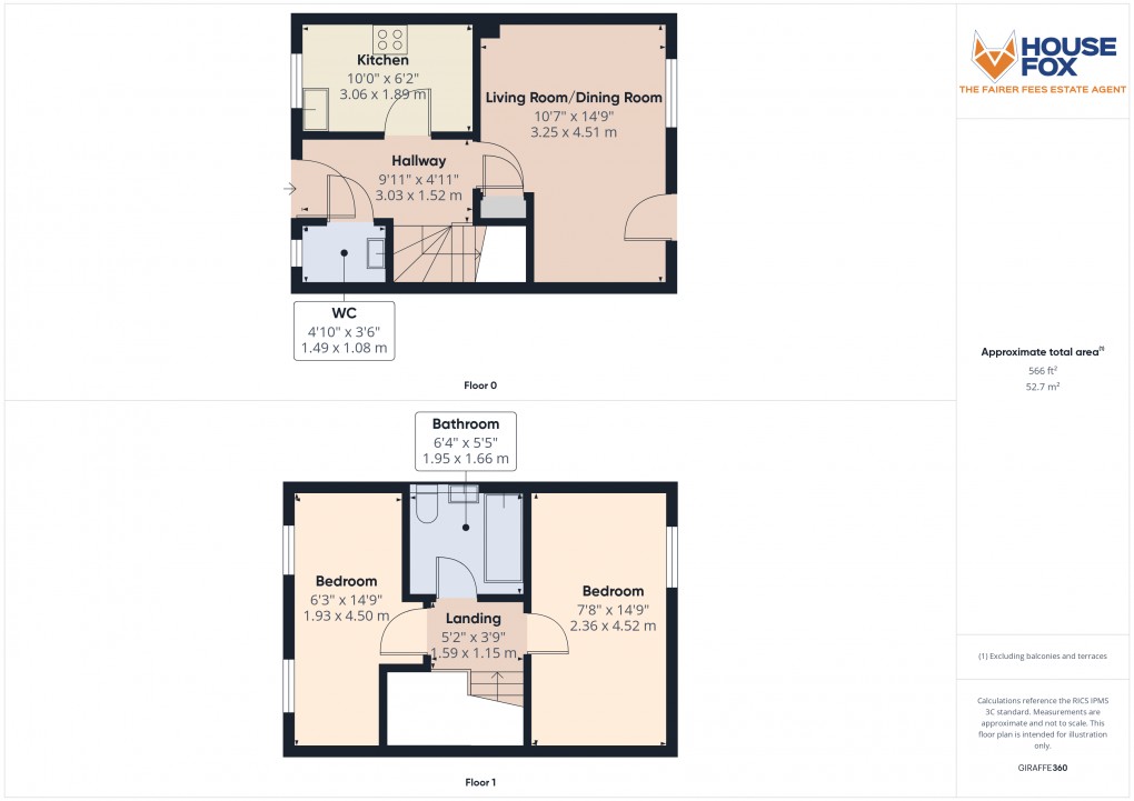 Floorplan for West Wick, Weston-Super-Mare, Somerset