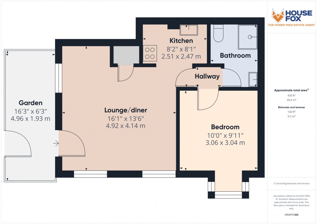 Floorplan for Worle, Weston-Super-Mare, Somerset