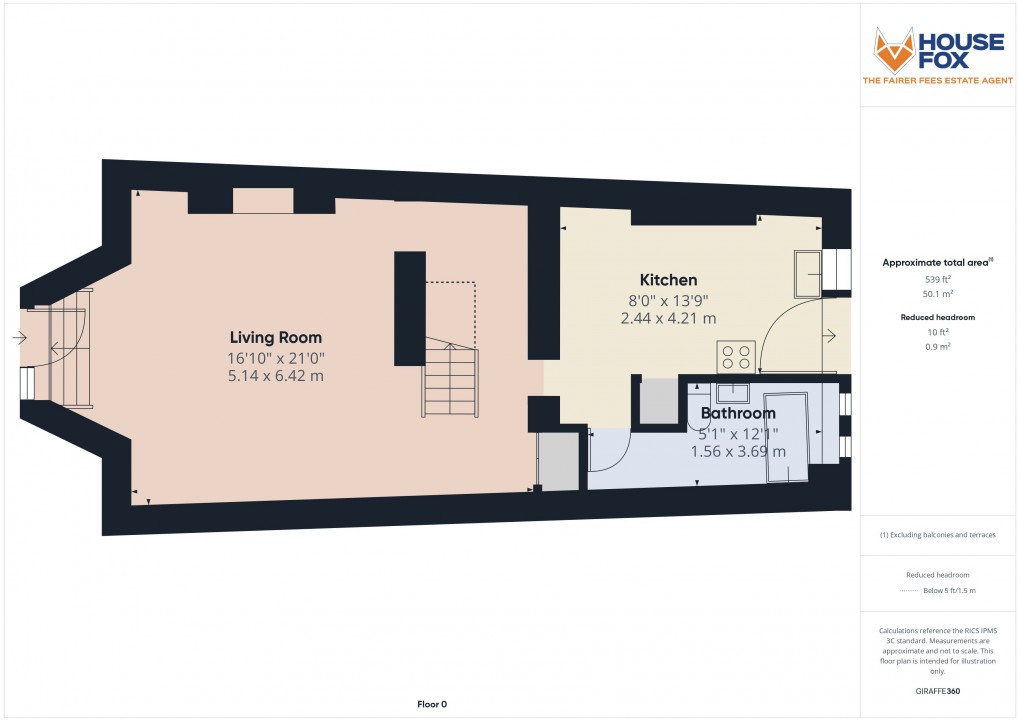 Floorplan for Bristol Road Lower, Weston-Super-Mare, Somerset