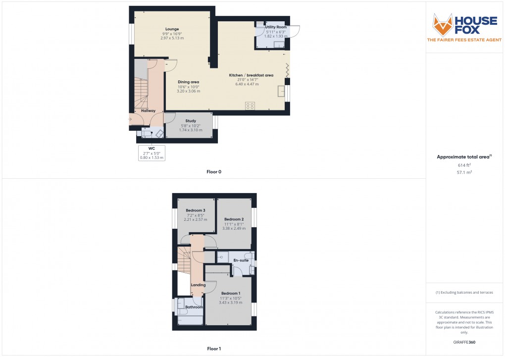 Floorplan for Sweetgrass Road, Weston Village, Weston-Super-Mare, Somerset