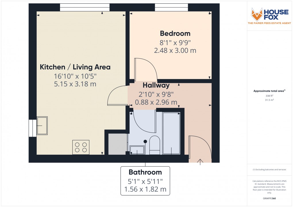 Floorplan for Locking Castle, Weston-Super-Mare, Somerset