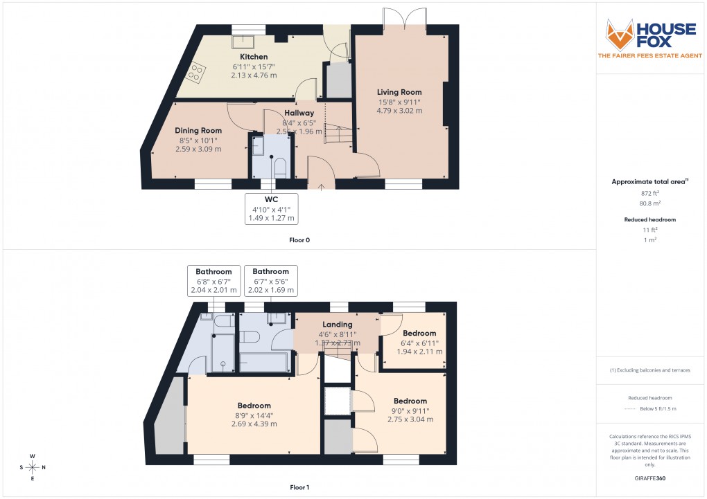 Floorplan for Weston Village, Weston-Super-Mare, Somerset