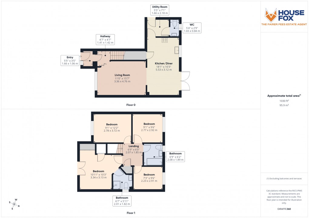 Floorplan for Haywood Village, Weston-Super-Mare, Somerset