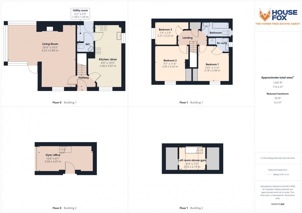 Floorplan for St Georges, Weston-Super-Mare, Somerset