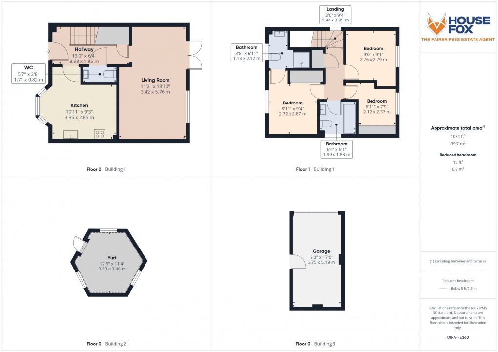 Floorplan for West Wick, Weston-Super-Mare, Somerset