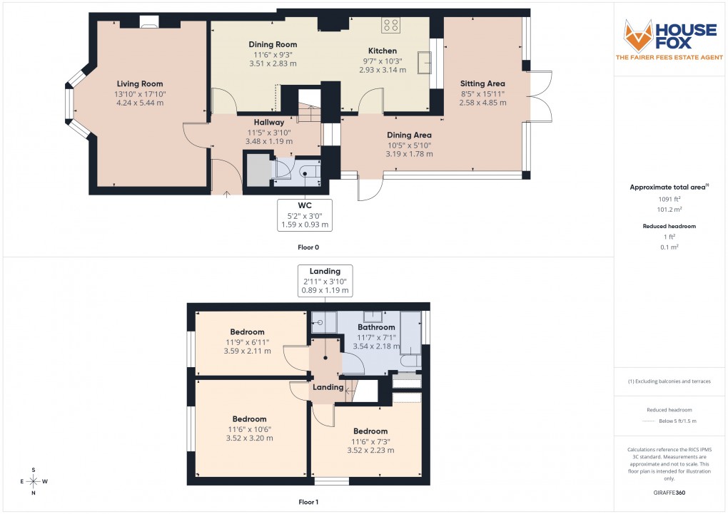 Floorplan for Holland Street, Weston-Super-Mare, Somerset