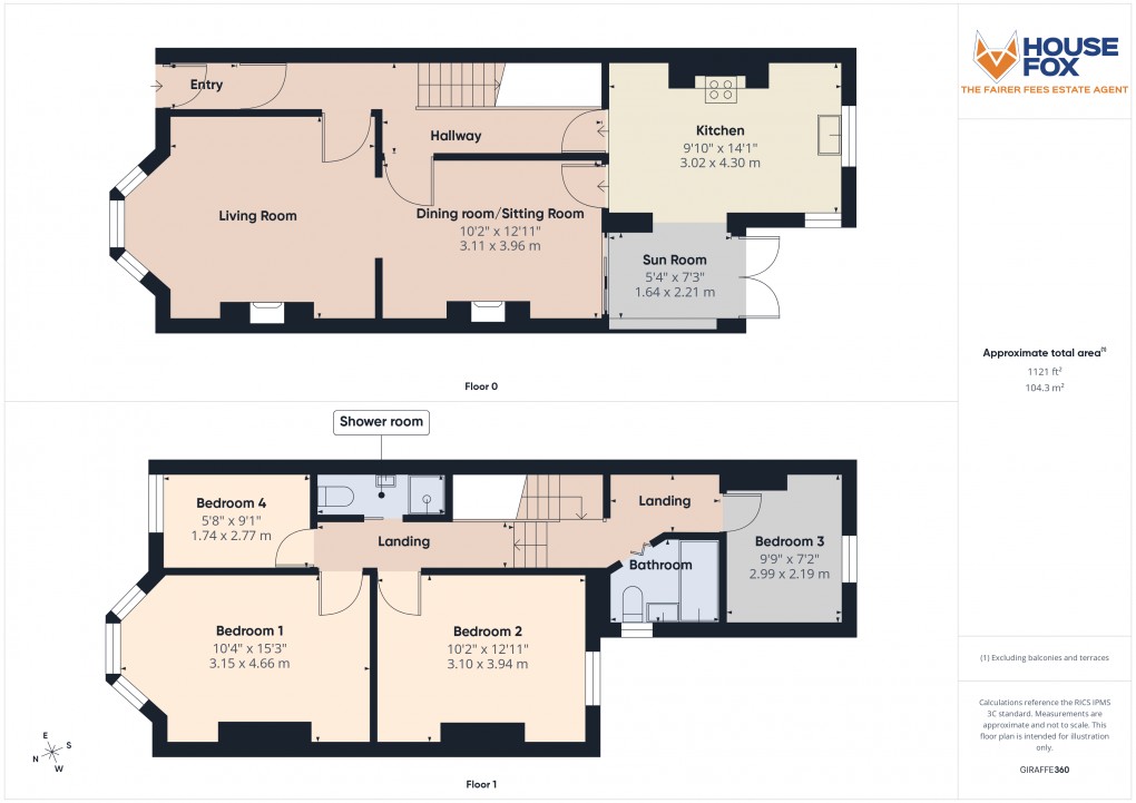 Floorplan for Severn Road, Weston-Super-Mare, Somerset