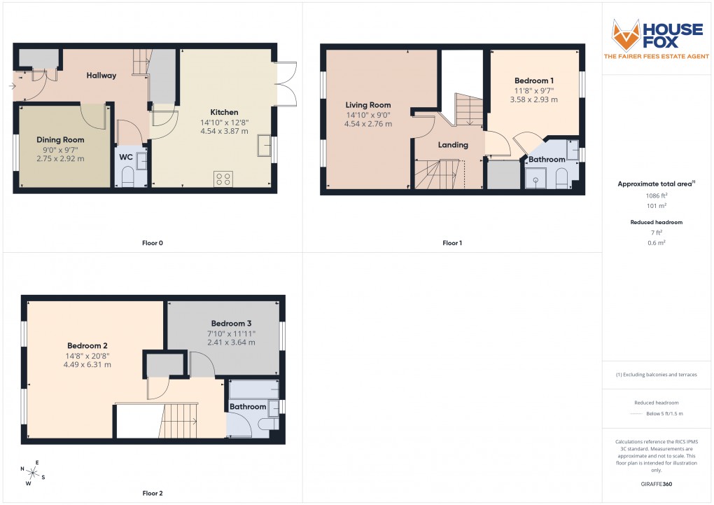 Floorplan for West Wick, Weston-Super-Mare, Somerset