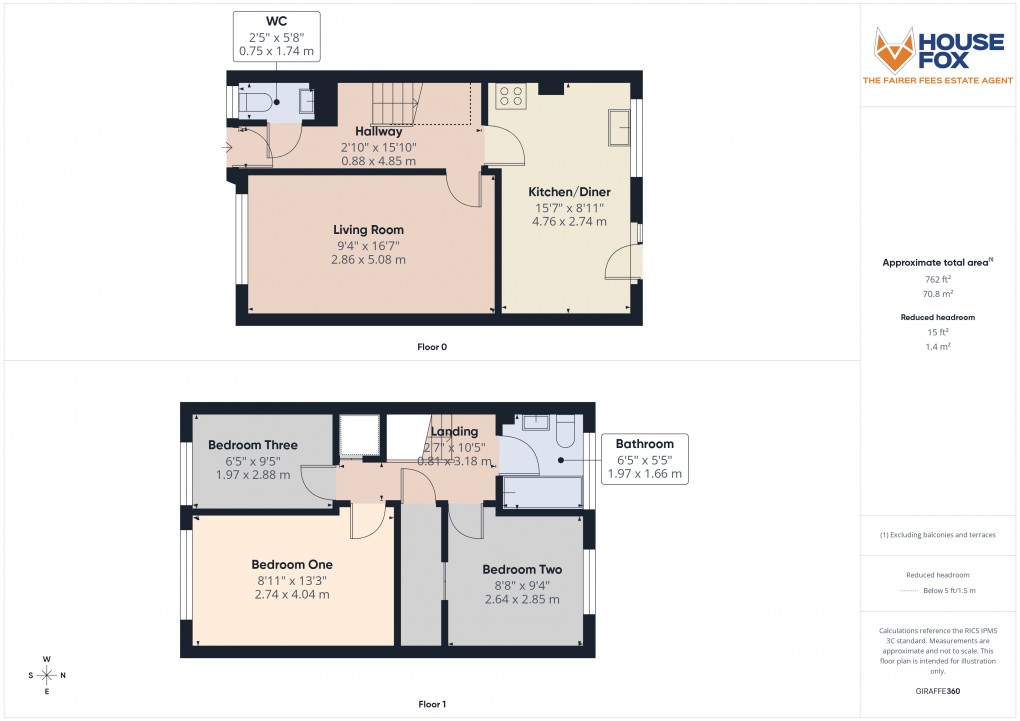 Floorplan for Kewstoke, Weston-Super-Mare, Somerset