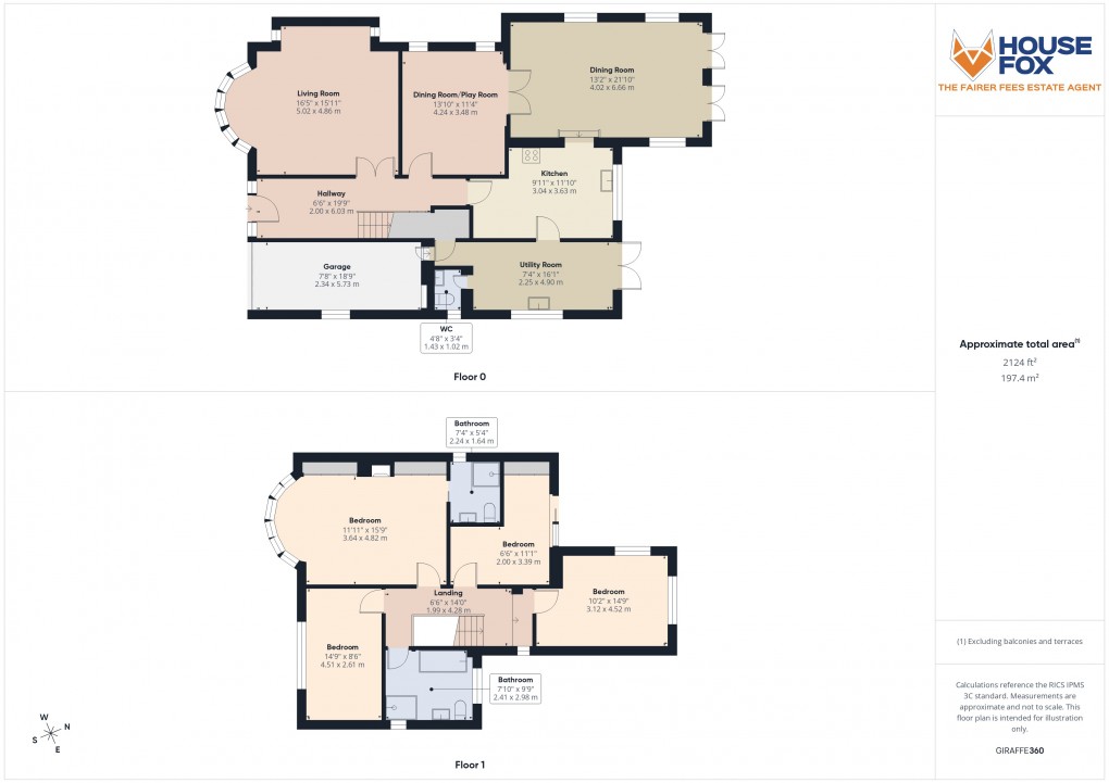 Floorplan for Bleadon, Weston-Super-Mare, Somerset