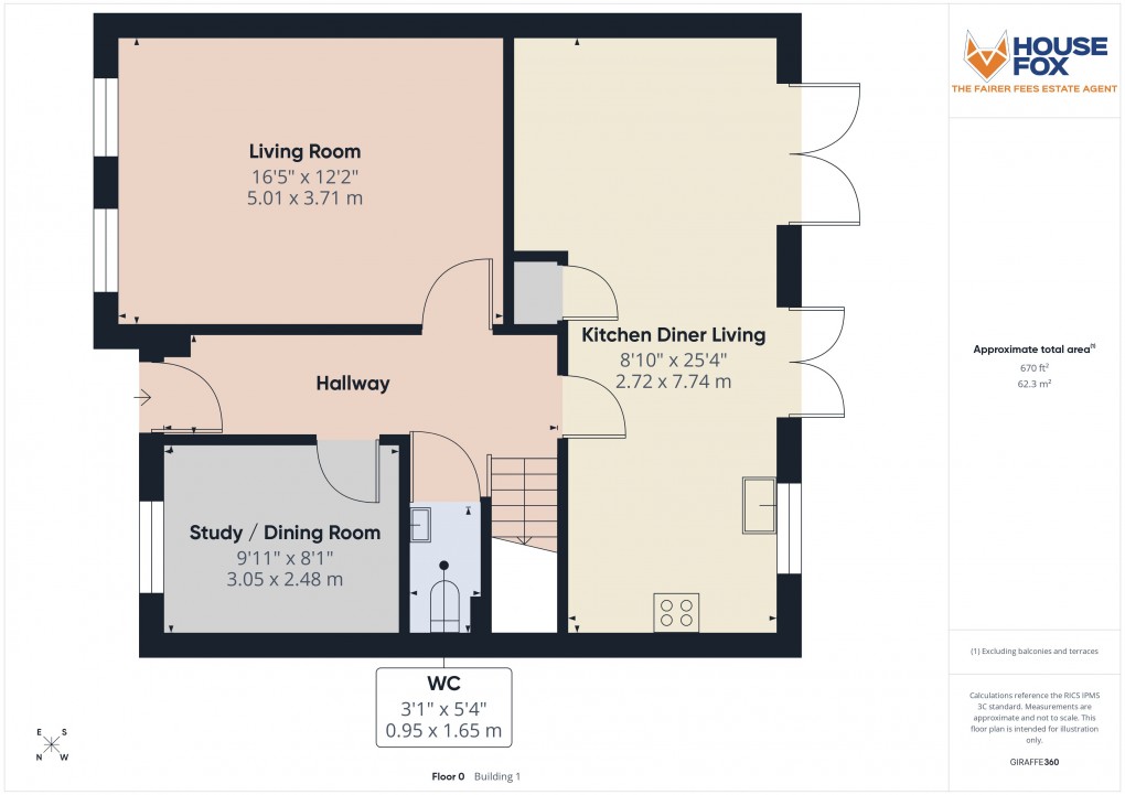 Floorplan for Wayfarer Close, Haywood Village, Weston-Super-Mare, Somerset