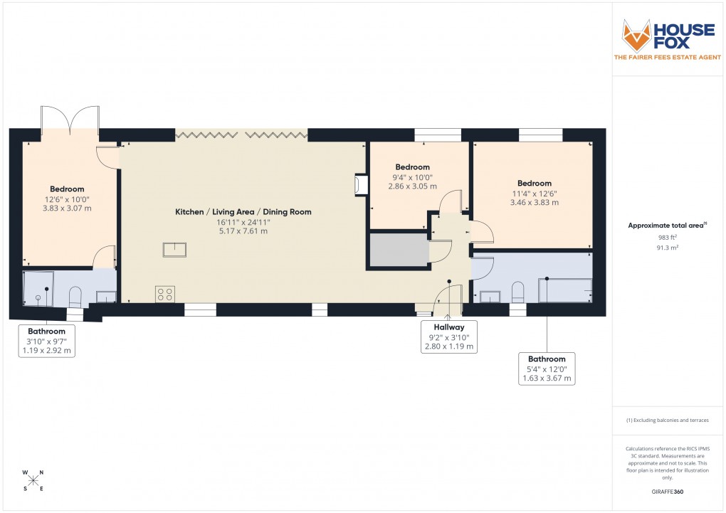 Floorplan for Churchill, Winscombe, Somerset