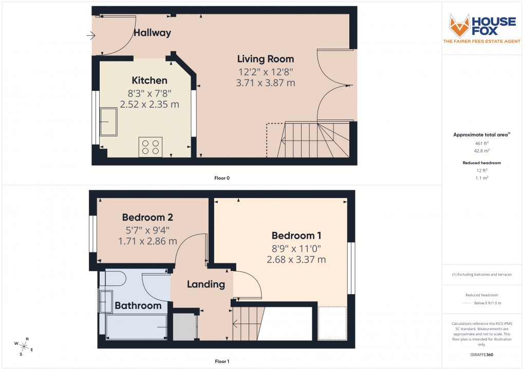 Floorplan for The Barrows, Weston-Super-Mare, Somerset
